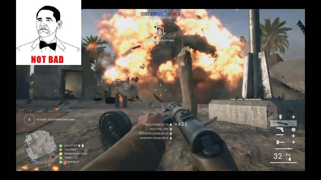 Battlefield 1 - Extract the champion [gameplay montage]