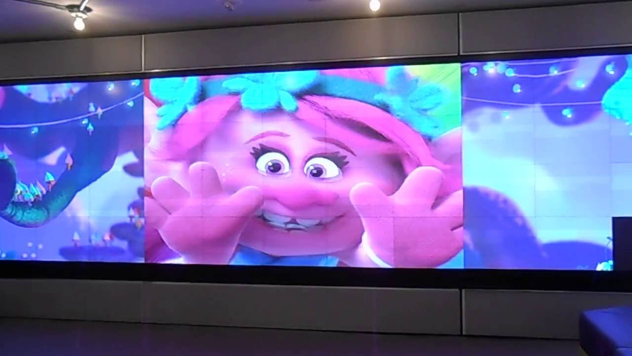 Dreamworks Trolls at Macy's- wall screen