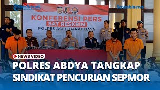 Polres Abdya Ungkap Kasus Pencurian Sepeda Motor, Pelaku dan Penadah Ditangkap