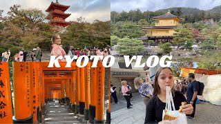 KYOTO TRAVEL VLOG 🇯🇵 | 4 days in kyoto | exploring the city and eating the best foods