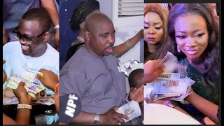 30 Billion Gang Spray Money On Pasuma &Her Daughter As Mc Oluomo Got People Laughing At The Wedding.