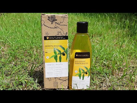 Soulflower pure and natural bhringa oil review,