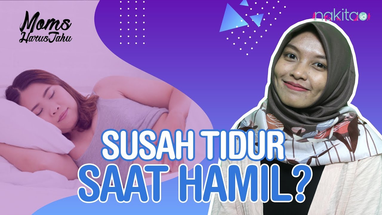 Cara Ampuh Atasi Susah Tidur Saat Hamil - YouTube