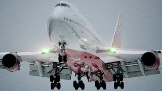 Boeing 747-446 EI-XLI Rossiya Airlines Approach and landing in Vnukovo