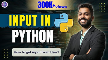 Lec-3: Input from User in Python 🐍 | Input() in Python 🐍 | Python for Beginners 💻