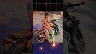 Holi Bike Car Photo Editing Prompt