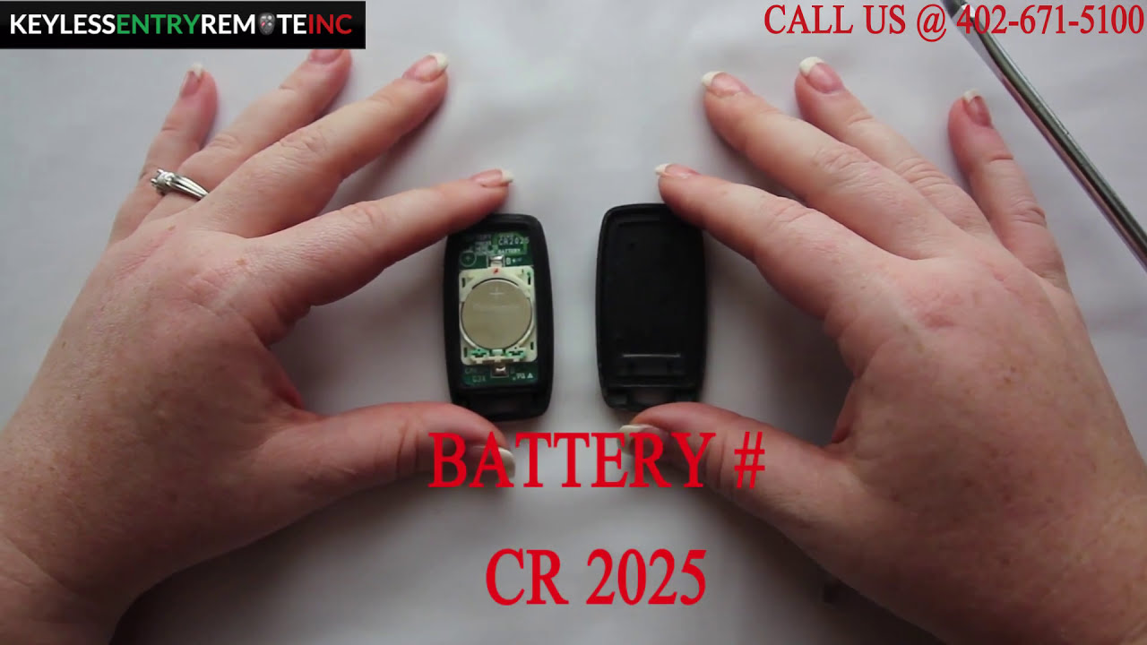 How To Replace Mazda 6 Key Fob Battery 2003 2004 2005 - Youtube