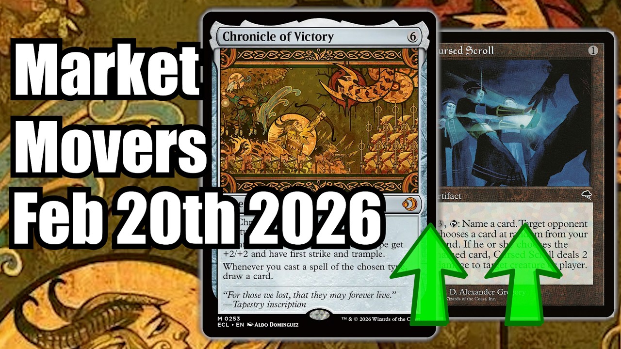 MTG Market Movers - February 20th - Commander & Reserved List Rising! Chronicle of Victory!