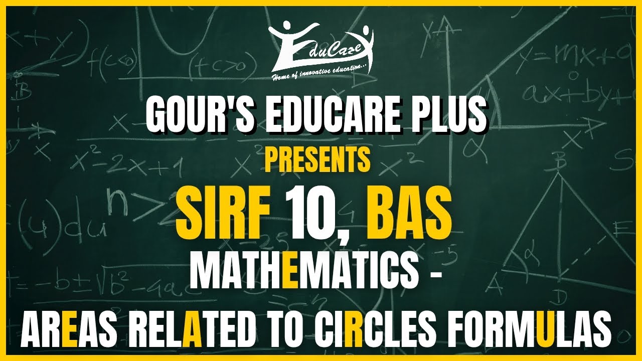Class 10 CBSE Maths AREAS RELATED TO CIRCLES | Formula & Theory Explained | Board Exam 2026