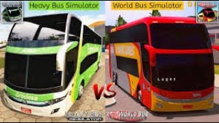 World Bus Driving Simulator vs Heavy Bus Simulator | Best Android Gameplay screenshot 5