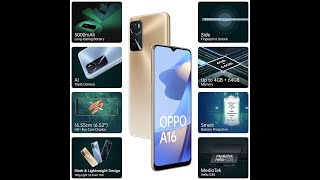Oppo A16 (Royal Gold, 4GB RAM, 64GB Storage Oppo A16 (Royal Gold, 4GB RAM, 64GB Storage