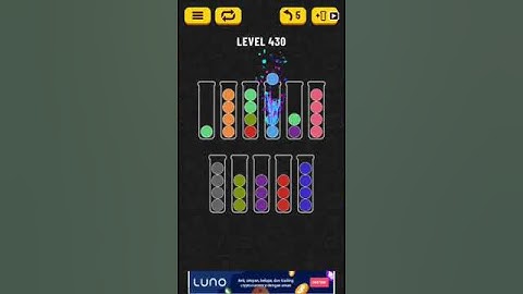 Ball sort puzzle level 430