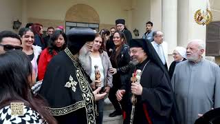 قداسة البابا تواضروس الثاني يهنئ غبطة الأنبا إبراهيم إسحق بعيد الميلاد المجيد            سمعها