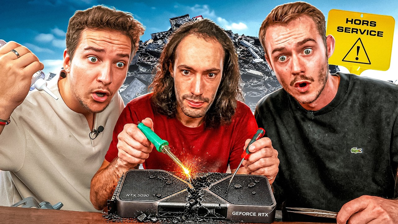 On construit un PC avec 100 % de composants CASSÉS ! (ft. Millomaker)