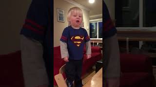 Dominic Screaming For Michael Jackson