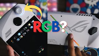 ROG ALLY RBG Lights Modes settings colors How to Turn off