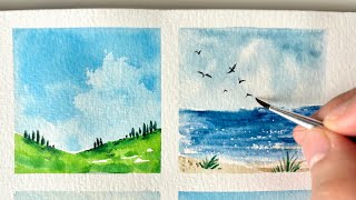 Easy Watercolor Painting Ideas to Try (Tiny & Super Relaxing)  screenshot 5