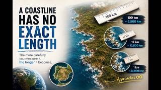 The Coastline Paradox: Why Coastlines Have No Exact Length #math #india #infinity