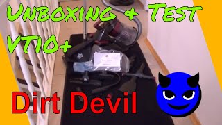 Dirt Devil INFINITY VT10Plus Unboxing & Test Zyklonstaubsauger beutellos