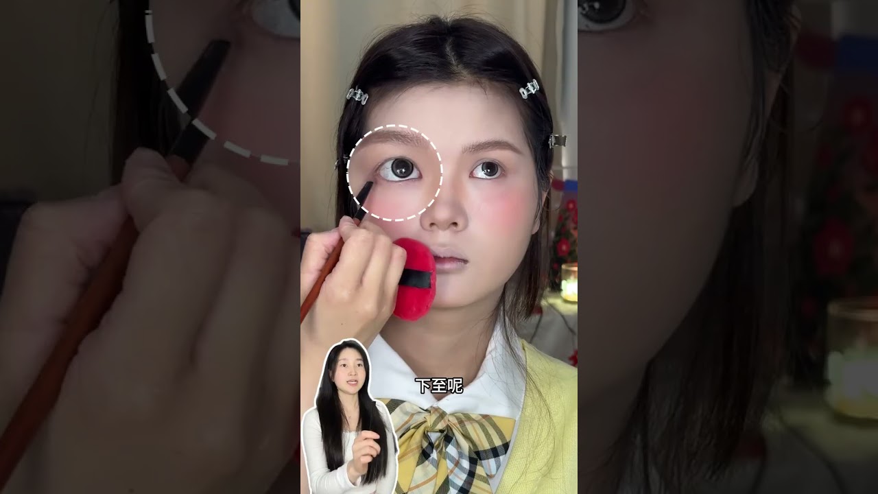 Asian kitten makeup tutorial is here for fans of big and small eyes