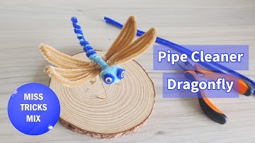 DIY Pipe Cleaner Dragonfly | Easy summer Craft