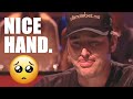 Hellmuth ASHAMED after TERRIBLE call! Cringe poker hand