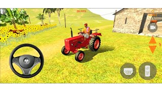 Indian tractor driving 3d game level 7  ขับรถแทรกเตอร์  tractor screenshot 1