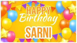 Happy Birthday Sarni Its Your Special Day
