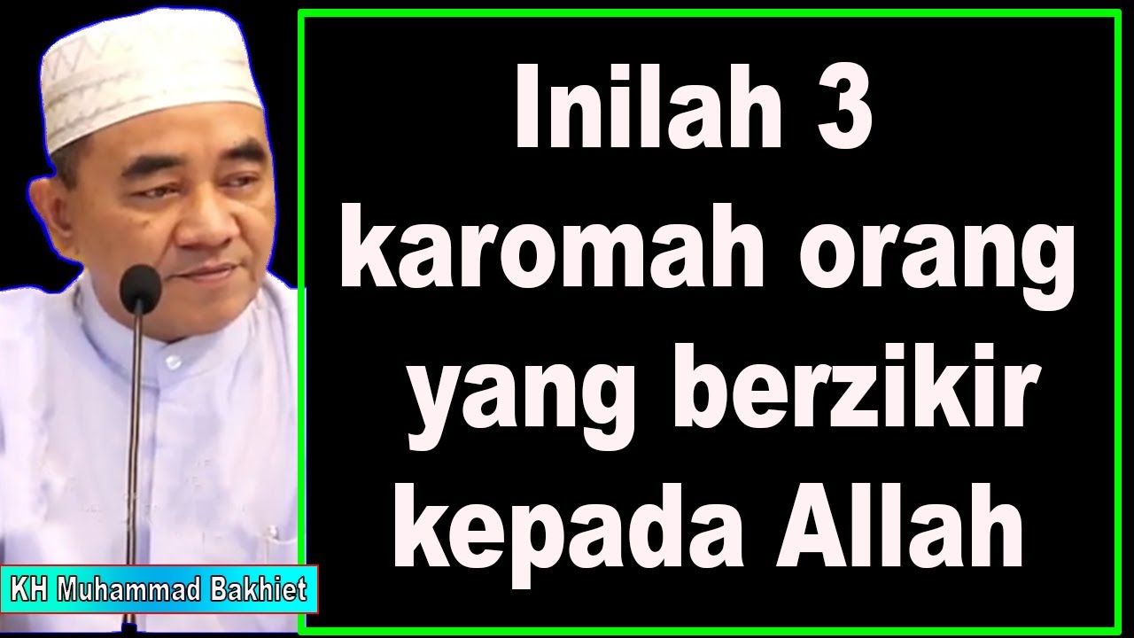 Inilah 3 karomah orang yang berzikir kepada Allah