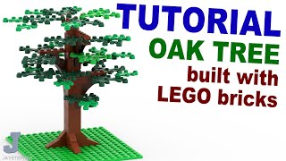 LEGO Brick Tutorial On How To Make A Simple Oak Tree