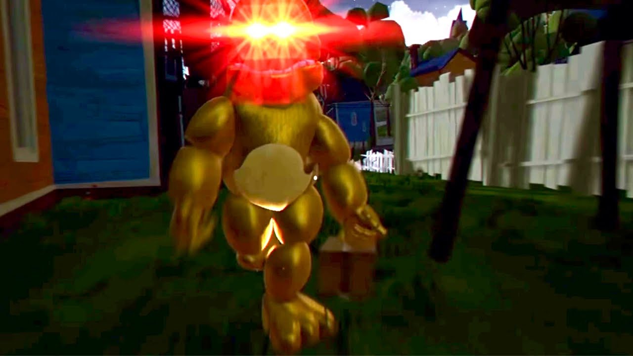 (Solace Games) Hello Neighbor FredBear (funny moments 2)