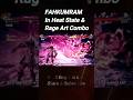 Tekken 8 Fahkumram in Heat State &amp; Rage Art combo #tekken8 #fahkumram #tekken8combos