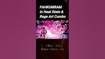 Tekken 8 Fahkumram in Heat State & Rage Art combo #tekken8 #fahkumram #tekken8combos