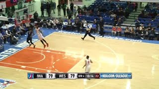 Thanasis Antetokounmpo with the chase-down block!