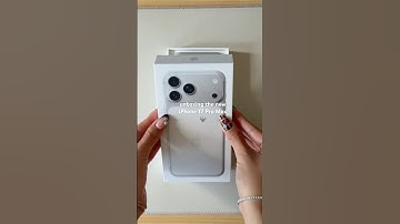 unboxing the new iPhone 17 Pro Max #unboxing #iphone17 #iphone17promax