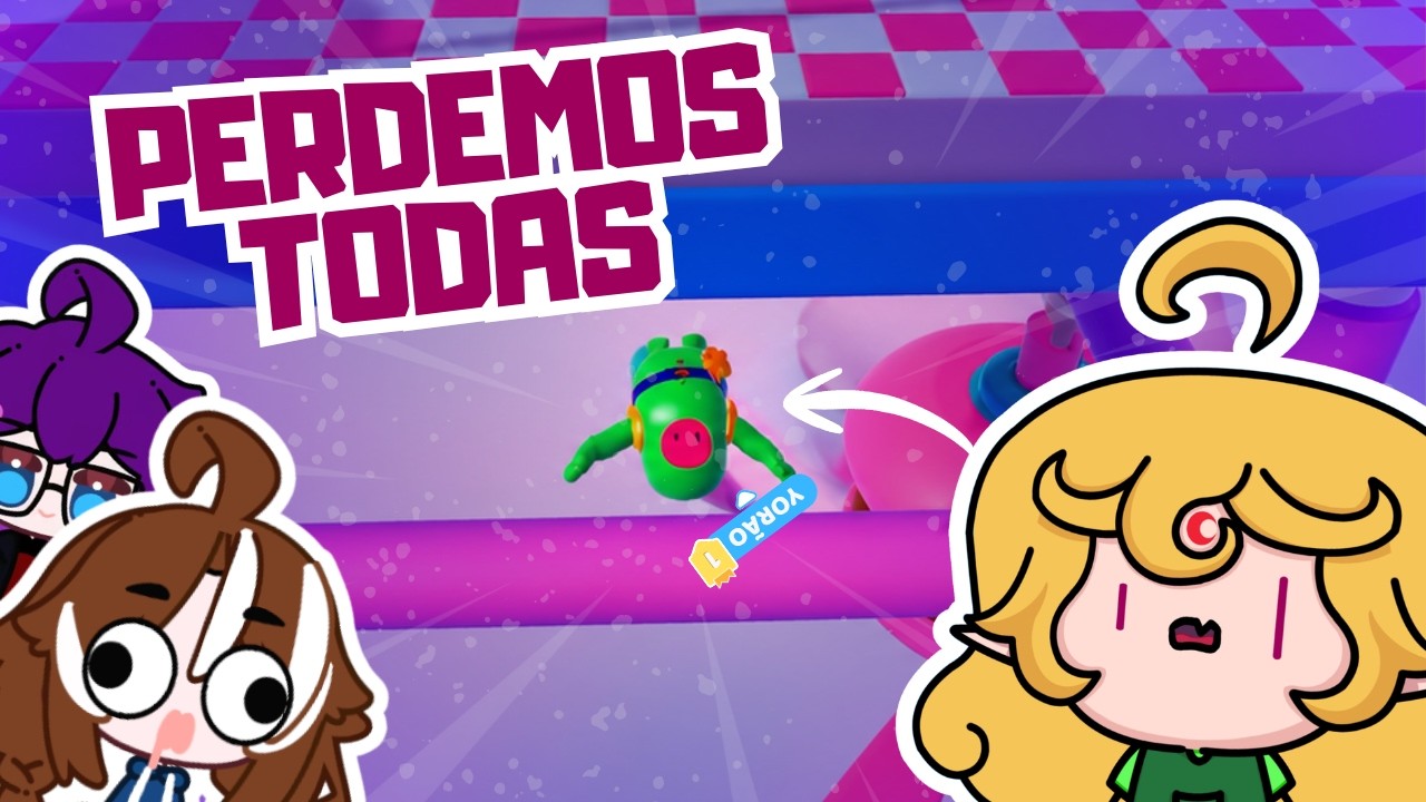NÃO ganhamos NENHUMA - Fall Guys com os amigos!!!!