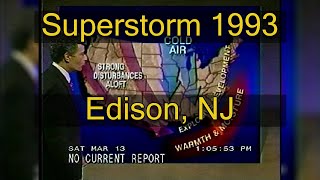 Superstorm 1993 Edison, NJ