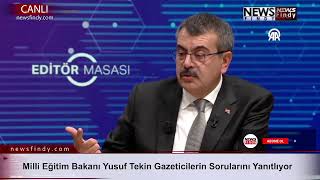 - Milli Eğitim Bakanı Yusuf Tekin Gazeticilerin Sorularını Yanıtlıyor