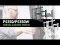 Ps350 tv mount installation guide  kanto mounts