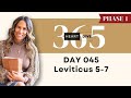 Day 045: Leviticus 5-7 | Daily One Year Bible Study with Audio and Commentary