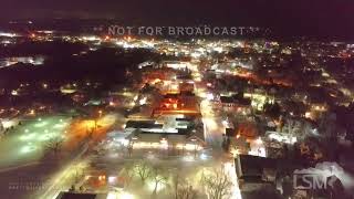 01-29-2022 Falmouth, MA - Aerials - Cape Cod Digs Out From Over One Foot Of Snow - Blizzard