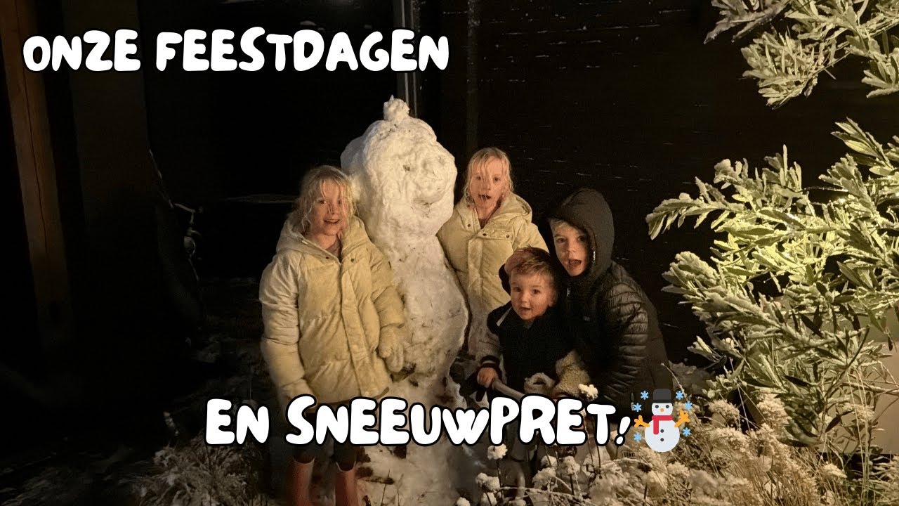 Kerst, Oud & Nieuw ❄️ Sneeuwpret, Gourmet & Gezellige Chaos | Familievlog 