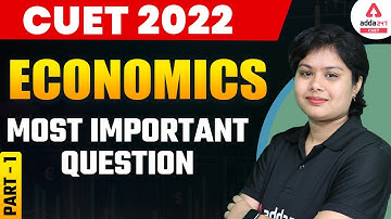 CUET 2022 Classes | Economics | Most Important Questions | By Pooja Rawat #1