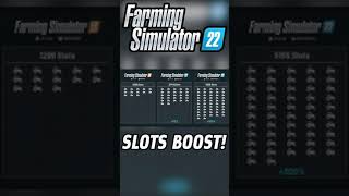 Slots Boosted In FS22