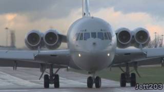 RAF VC10 at Manchester Airport