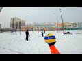 Волейбол от первого лица | SNOW VOLLEYBALL FIRST PERSON | Снежный волейбол | 103 episode | Снежка