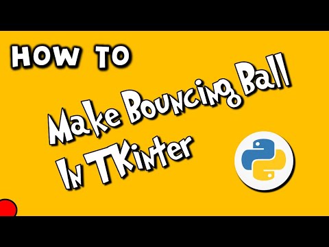 📌 Bouncing Ball in TKinter # Python 📌