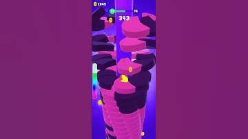 Drop Stack Ball Game Level 75 short video iOS Android Walkthrough #game #gaming More Gaming