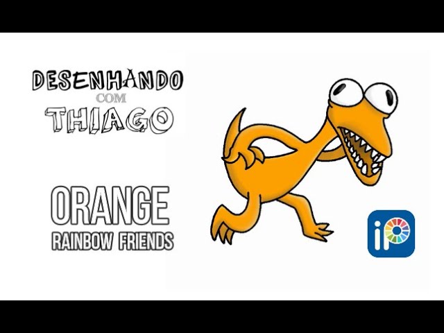 ORANGE - RAINBOW FRIENDS (Desenhando com Thiago) 