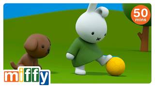 Miffy & Friends Show Off Their Football Skills! | Miffy | Cartoons for kids